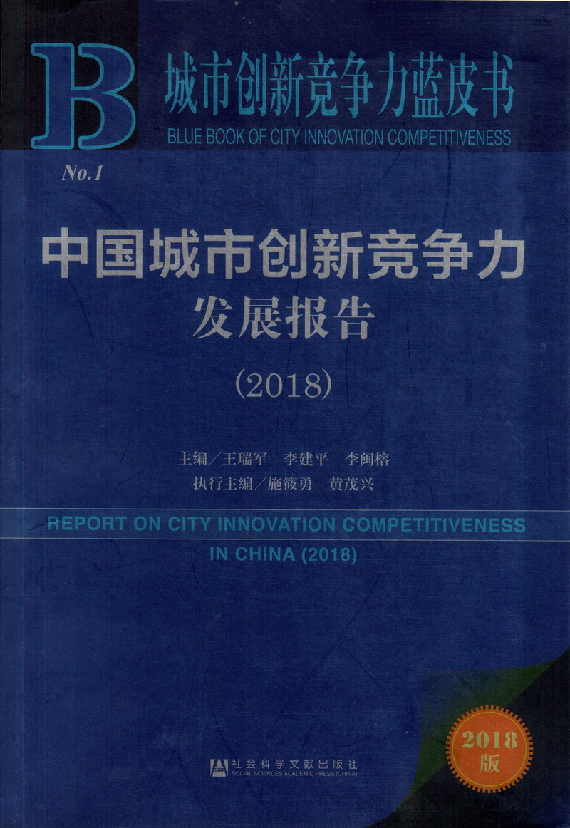 幼嫩淫水啊啊啊啊中国城市创新竞争力发展报告（2018）